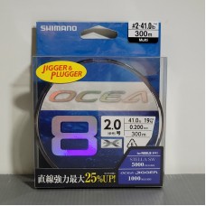 Shimano Ocea 8 X-Filament Braided Fishing Line Stella Ocea Jigger Reels 300 m