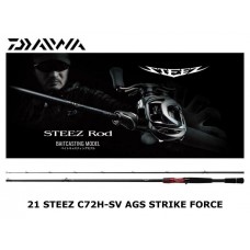 Daiwa 21 Steez C72H-SV AGS STRIKE FORCE casting rod new condition in box